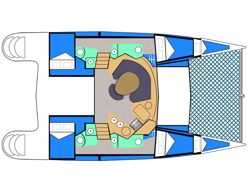 Book yachts online - catamaran - Fountaine Pajot Belize 43 - Avalon - rent