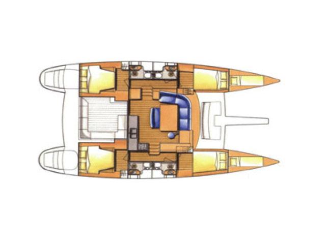 Book yachts online - catamaran - Lagoon 440 - Wayra - rent