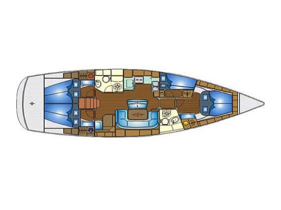 Book yachts online - sailboat - Bavaria 46 - Sunrise - rent