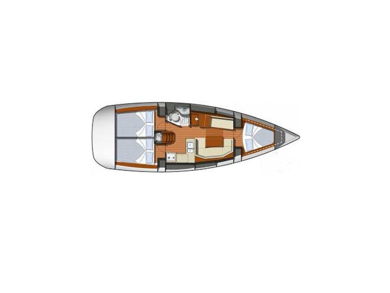 Book yachts online - sailboat - Sun Odyssey 36i - Frivola - rent