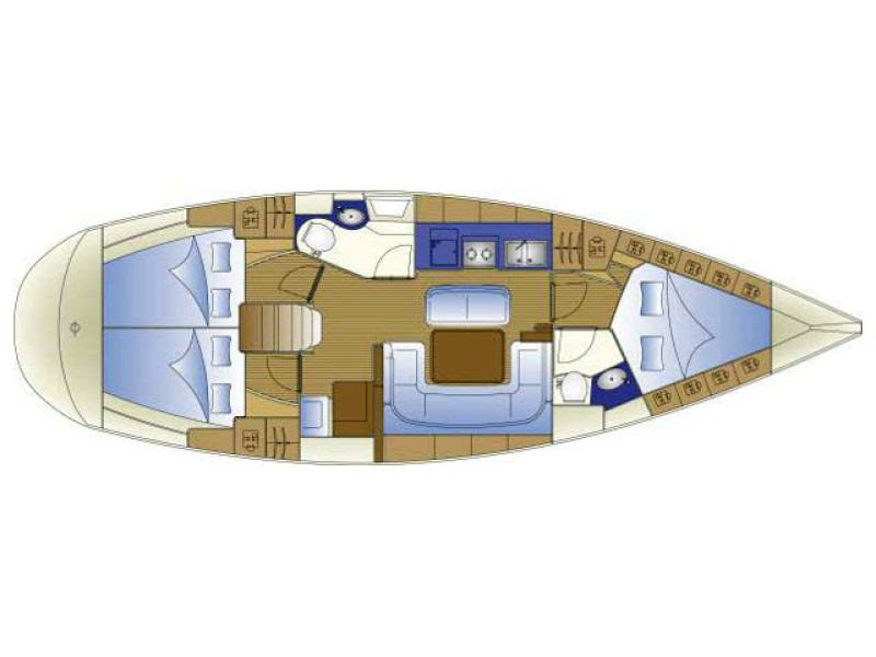 Book yachts online - sailboat - Bavaria 40 Cruiser - B40-08-A - rent