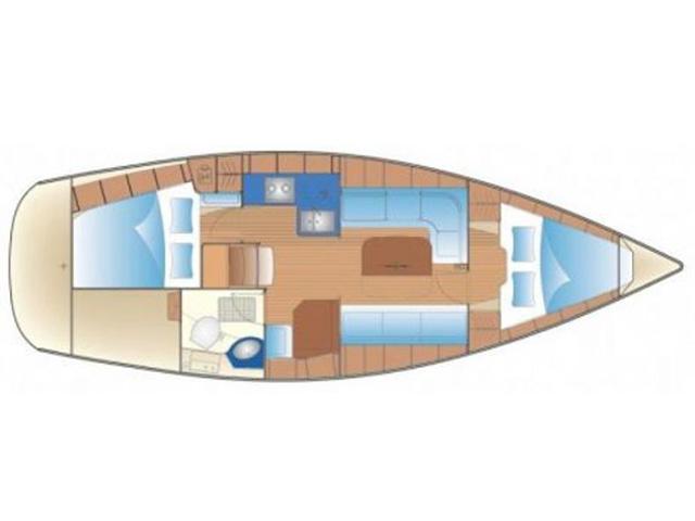 Book yachts online - sailboat - Bavaria 34 Cruiser - B34-08-L - rent