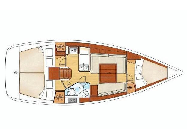 Book yachts online - sailboat - Oceanis 343 - Oceanis 343 Clipper - rent