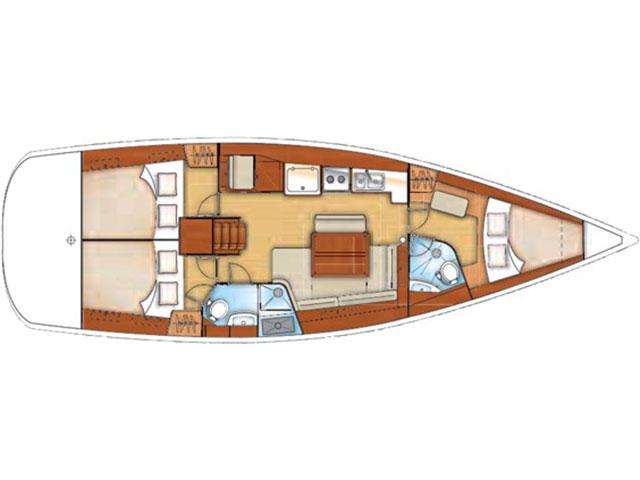 Book yachts online - sailboat - Oceanis 43 - O43-09G - rent