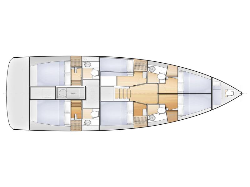 Book yachts online - sailboat - Sun Loft 47 - DISCOVERY BLUE - rent