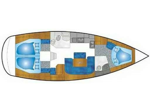 Book yachts online - sailboat - Bavaria 39 Cruiser - Nireus - rent