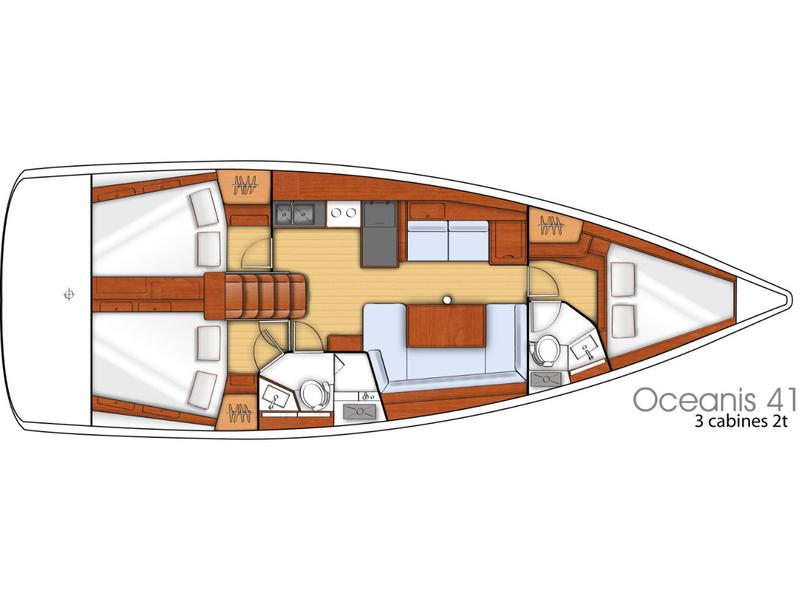 Book yachts online - sailboat - Oceanis 41 - Marie - rent
