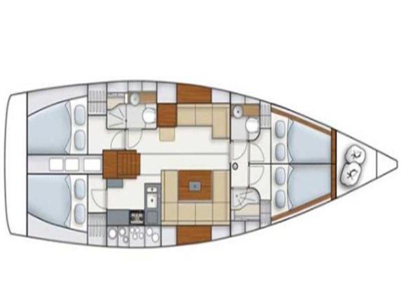 Book yachts online - sailboat - Hanse 445 - HELIOS - rent