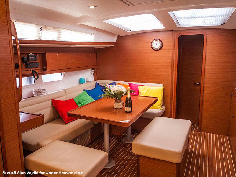 Book yachts online - sailboat - Dufour 460 Grand Large - NOSTROMO (aircondition, generator, blue hull) - rent