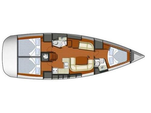 Book yachts online - sailboat - Sun Odyssey 42 i - Venera - rent