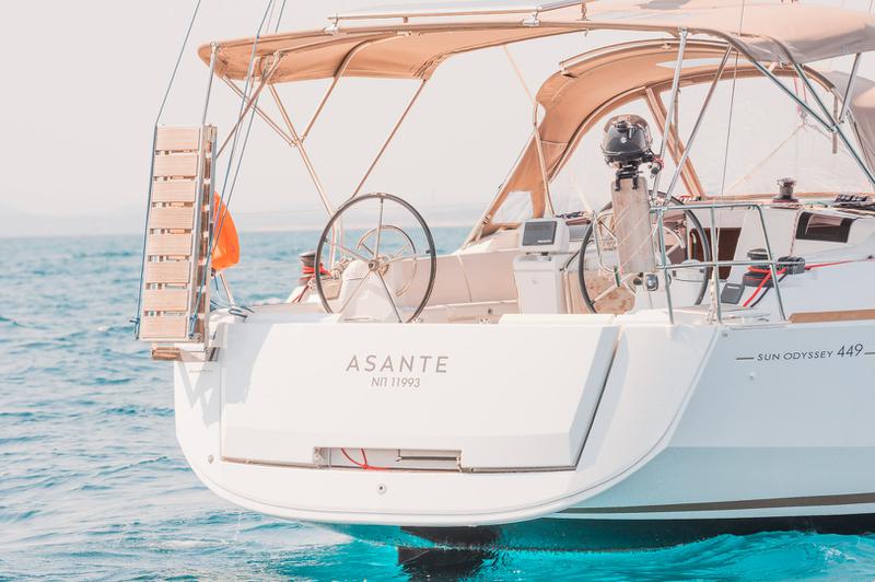 Book yachts online - sailboat - Sun Odyssey 449 - Asante - rent