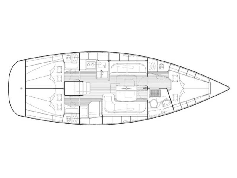 Book yachts online - sailboat - Bavaria 38 Cruiser - Matilde - rent