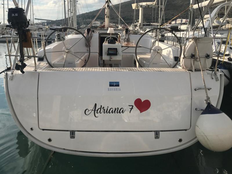 Book yachts online - sailboat - Bavaria 46 Cruiser - Adriana7 AC shore power, underwater light - rent