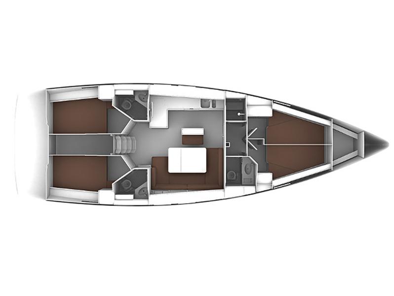 Book yachts online - sailboat - Bavaria 46 Cruiser - Adriana7 AC shore power, underwater light - rent