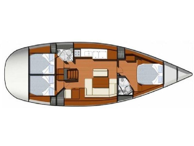 Book yachts online - sailboat - Sun Odyssey 49i - Kimera - rent