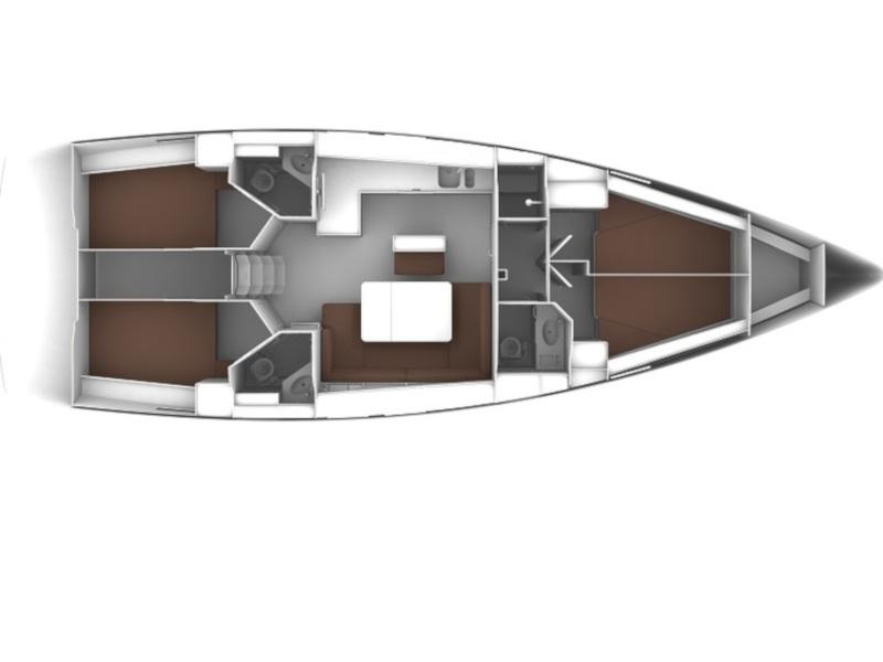 Book yachts online - sailboat - Bavaria Cruiser 46 - Santiago - rent