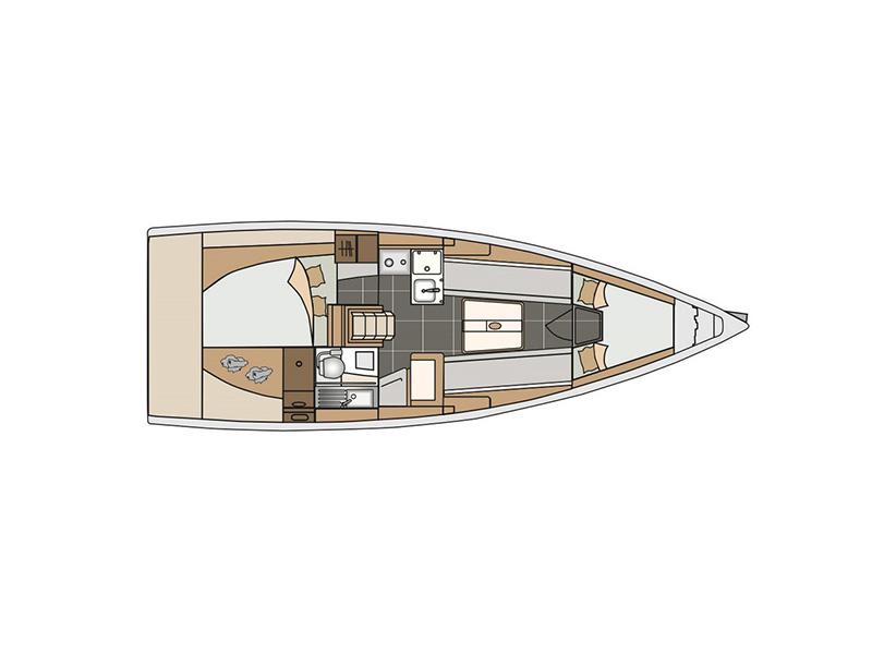 Book yachts online - sailboat - Elan S3 - Kind of Blue - rent