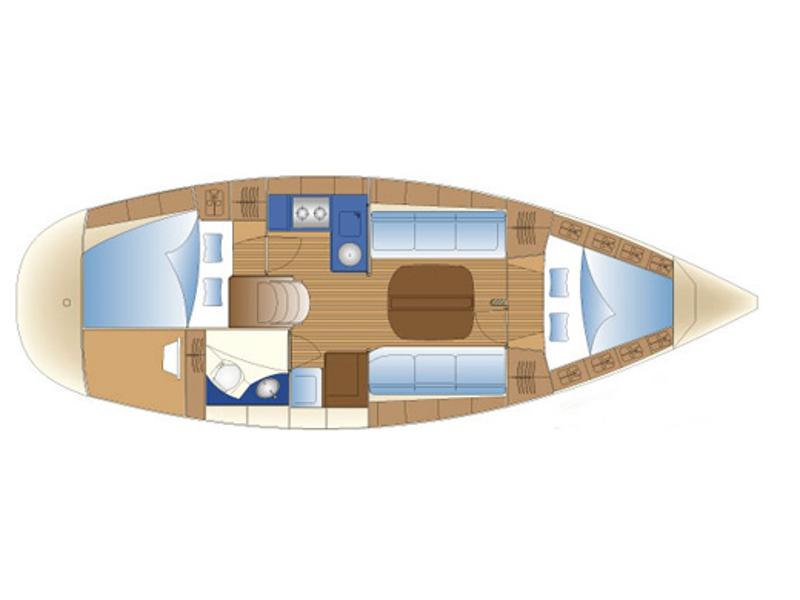 Book yachts online - sailboat - Bavaria 30 Cruiser - Arca - rent