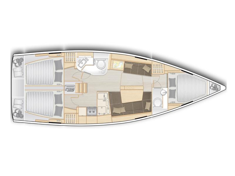 Book yachts online - sailboat - Hanse 388 - Be Smart - rent