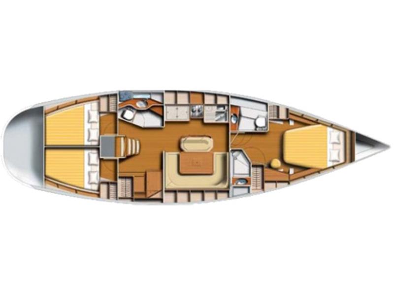 Book yachts online - sailboat - Harmony 47 - Marlin - rent