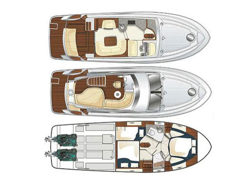 Book yachts online - motorboat - Galeon 390 Fly - Marta I - rent