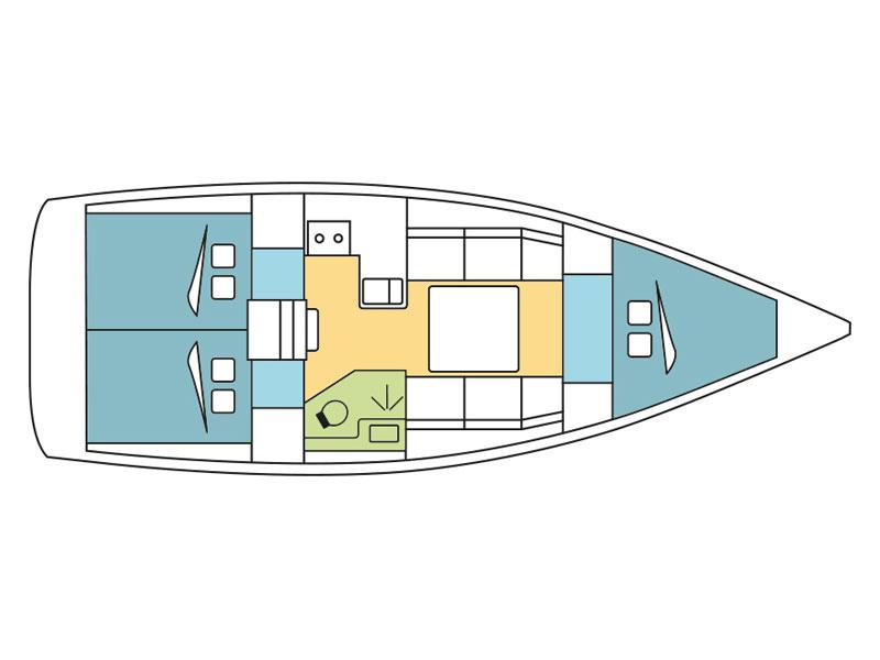 Book yachts online - sailboat - Dufour 350 Grand Large - Balavoine - rent