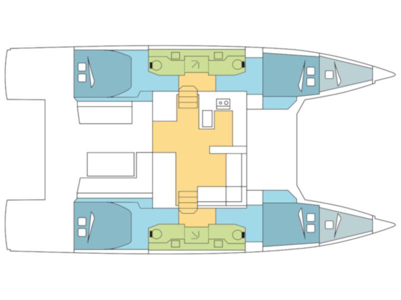 Book yachts online - powercatamaran - Nautitech 47 Power - Rodnor - rent