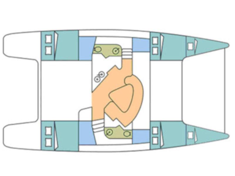 Book yachts online - catamaran - Lavezzi 40 - Kerylos 2 - rent