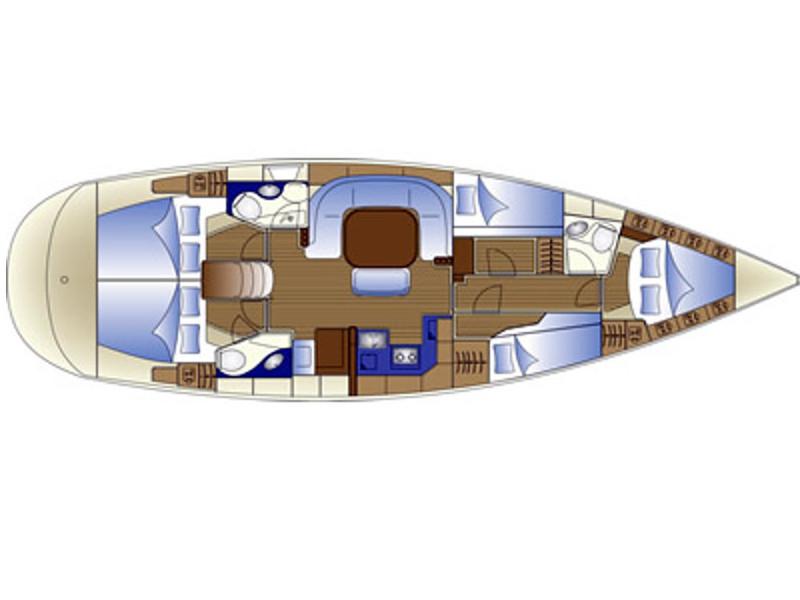 Book yachts online - sailboat - Bavaria 49 - Vanesa - rent