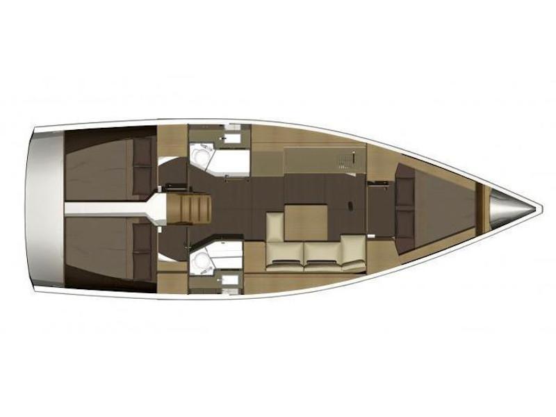 Book yachts online - sailboat - Dufour 382 Grand Large - Les Troyens - rent