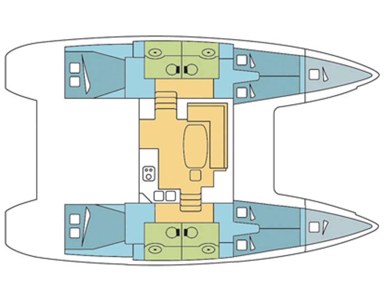 Book yachts online - catamaran - Lagoon 400 S2 - Rapala - rent