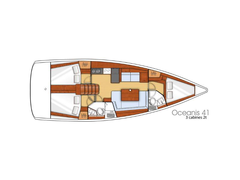Book yachts online - sailboat - Oceanis 41 - Bolero (Refit 2020) - rent