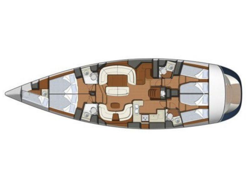 Book yachts online - sailboat - Sun Odyssey 54DS - Vika - rent