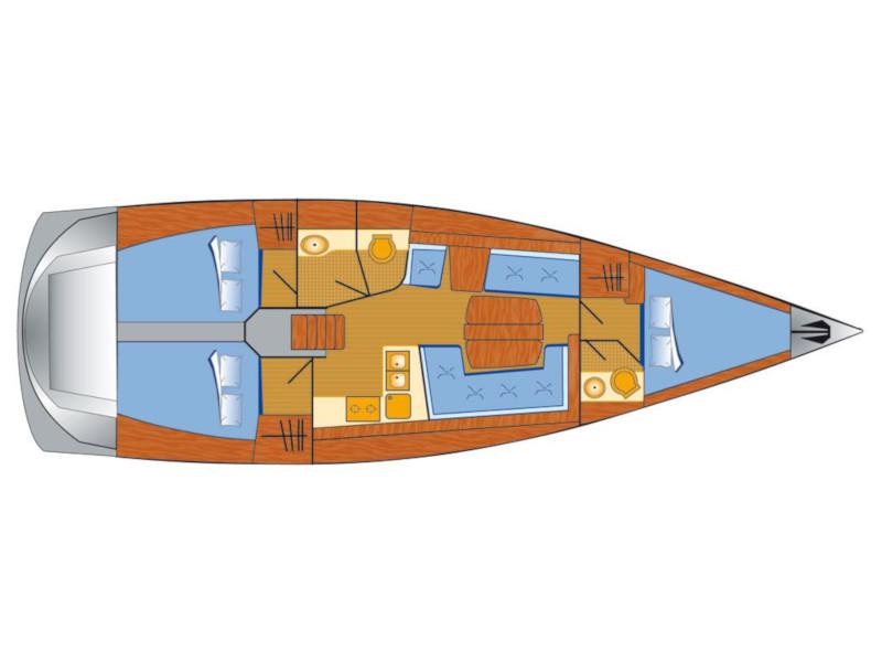 Book yachts online - sailboat - Dehler 42 - Ella - rent