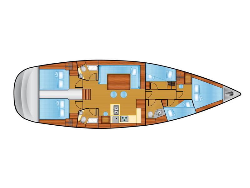 Book yachts online - sailboat - Bavaria 51 Cruiser - Feel Free - rent