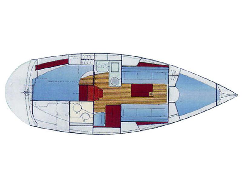 Book yachts online - sailboat - Bavaria 32 - Penelope - rent