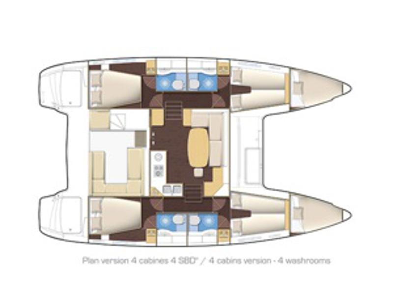 Book yachts online - catamaran - Lagoon 400 - GREENLAND - rent