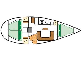 Book yachts online - sailboat - Sun Odyssey 33 - Sophia - rent