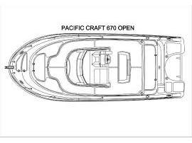 Book yachts online - motorboat - Pacific Craft 670 - Capritxu - rent