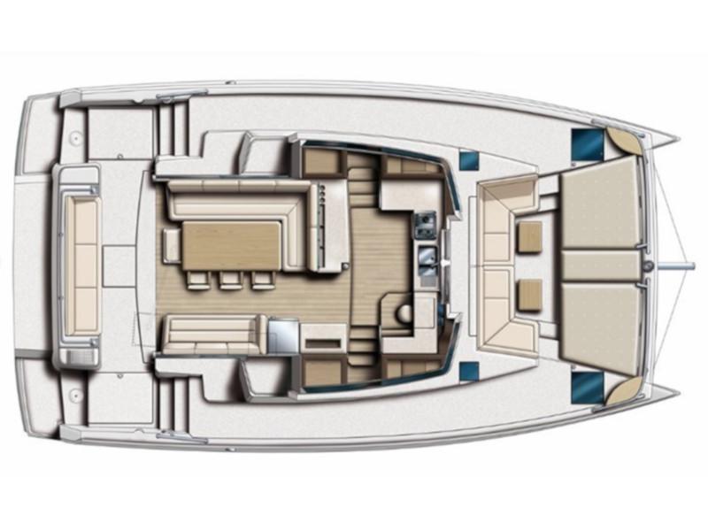 Book yachts online - catamaran - Bali 4.1 - Negroni - rent