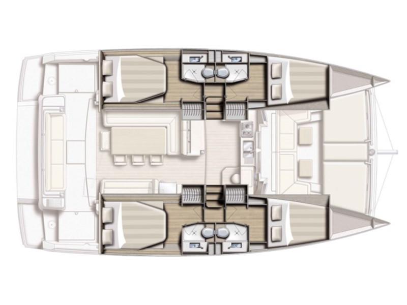 Book yachts online - catamaran - Bali 4.1 - Negroni - rent