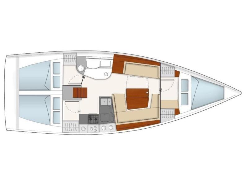 Book yachts online - sailboat - Hanse 385 - Amelie - rent