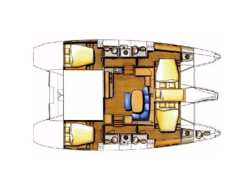 Book yachts online - catamaran - Lagoon 421 - Bellvista - rent