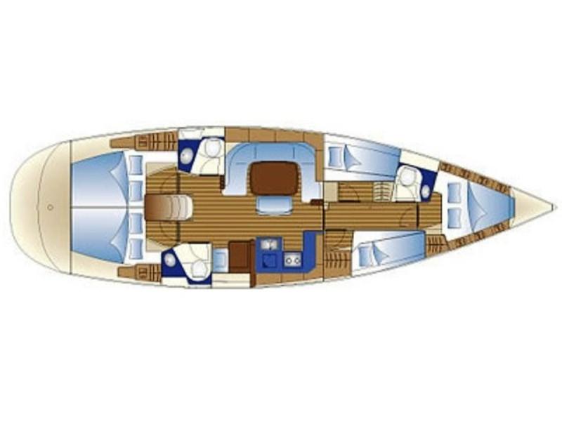 Book yachts online - sailboat - Bavaria 49 - Vardousia - rent