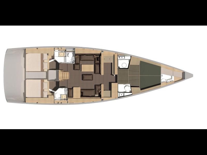 Book yachts online - sailboat - Dufour 560 Grand Large - Fata Frettolosa - rent