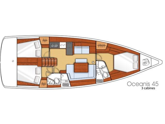 Book yachts online - sailboat - Oceanis 45 - Carpe Diem - rent