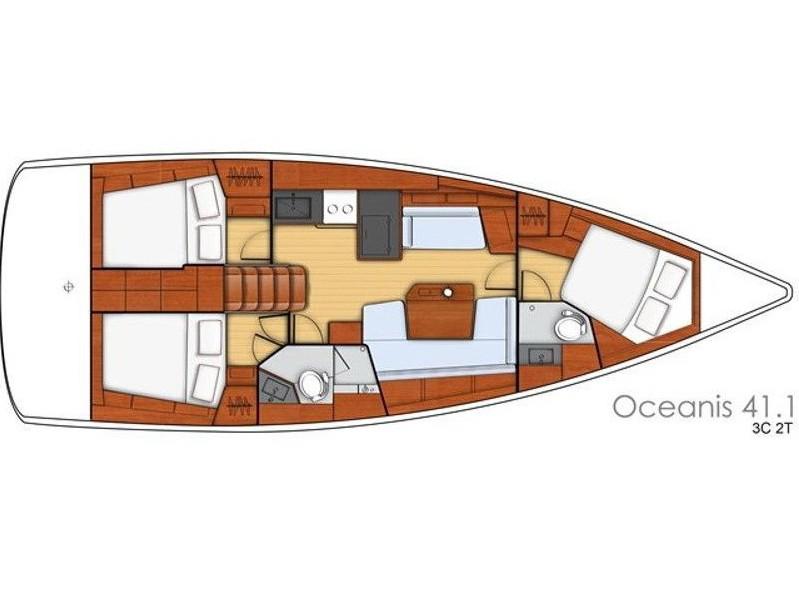 Book yachts online - sailboat - Oceanis 41.1 - The Salt Shaker - rent