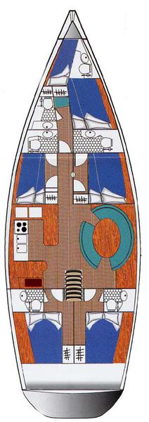 Book yachts online - sailboat - Ocean Star 56.1 - Santorini - rent