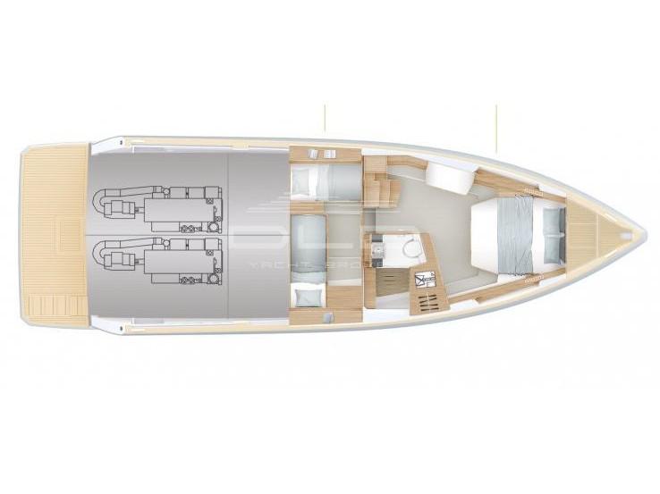 Book yachts online - motorboat - Fjord 44 Open - MEDCAT68 Available for daily charter only - From 10:00 to 20:00 - 0 night - rent