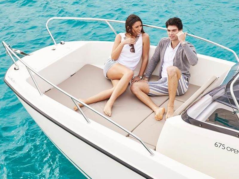 Book yachts online - motorboat - Quicksilver 675 Active Open - Binibelli - rent
